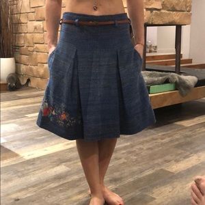 Super cute!Brand new IVKO wool skirt